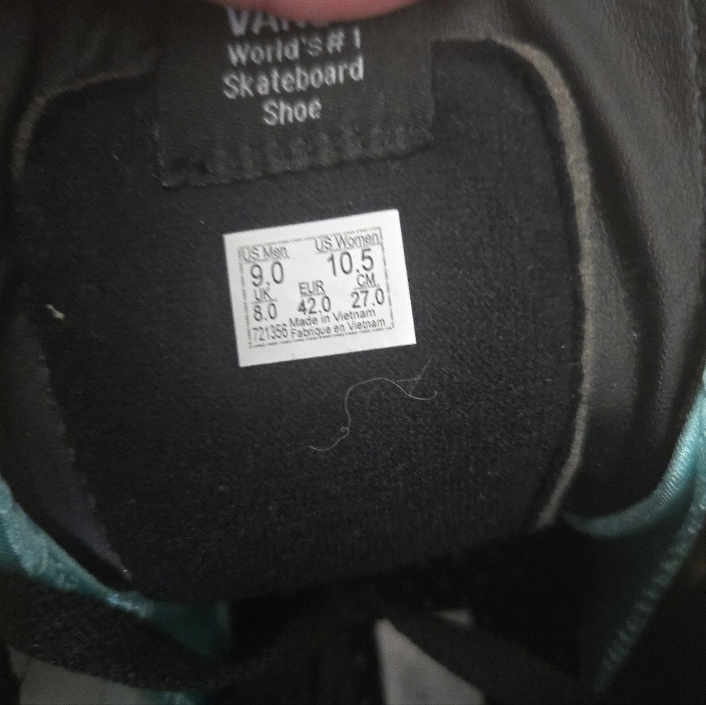 Vans Sk8 Hi Mixed Media Women 10.5 Zebra Black And White Plastic Platform 092025 - Picture 9 of 9